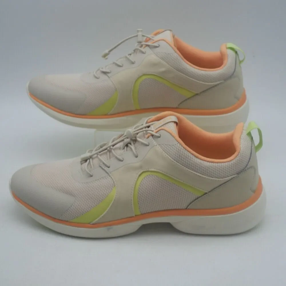 NEW Vionic Olessa Walking Orthotic Shoes Sneakers Women's 11 Cream Apricot Tan